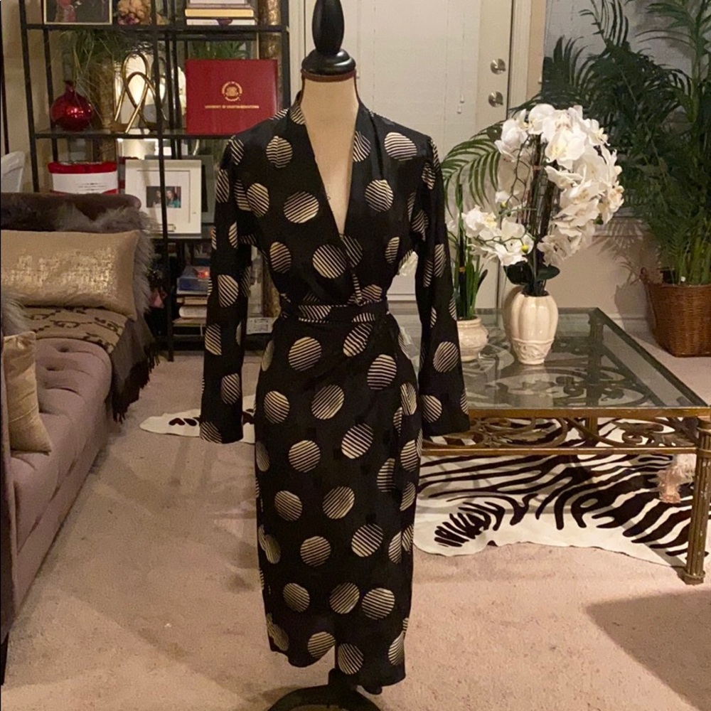 Vintage Polka Dot Dress #203